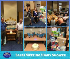 Five Star July Birthdays and Showers